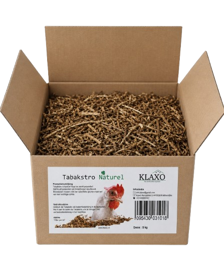 Tabaksstro naturel 5 kg doos