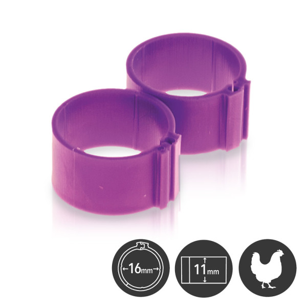 Pluimveering 16mm diverse kleuren afbeelding 6