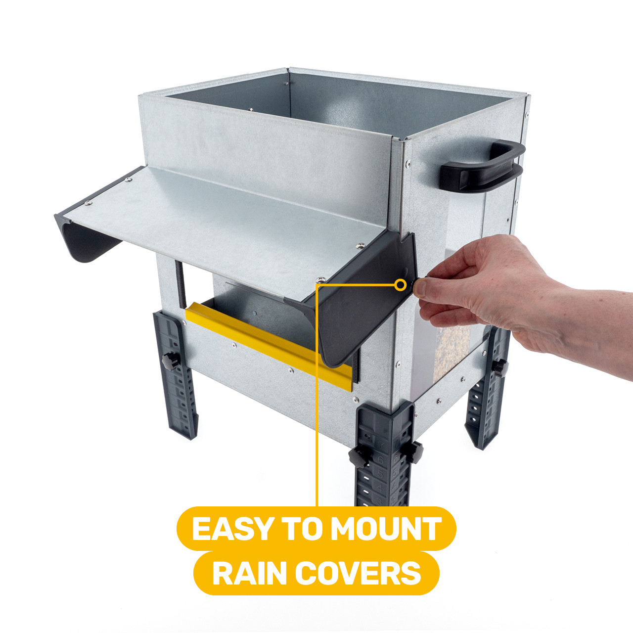 Robust voerbak 12 KG Open afbeelding 9