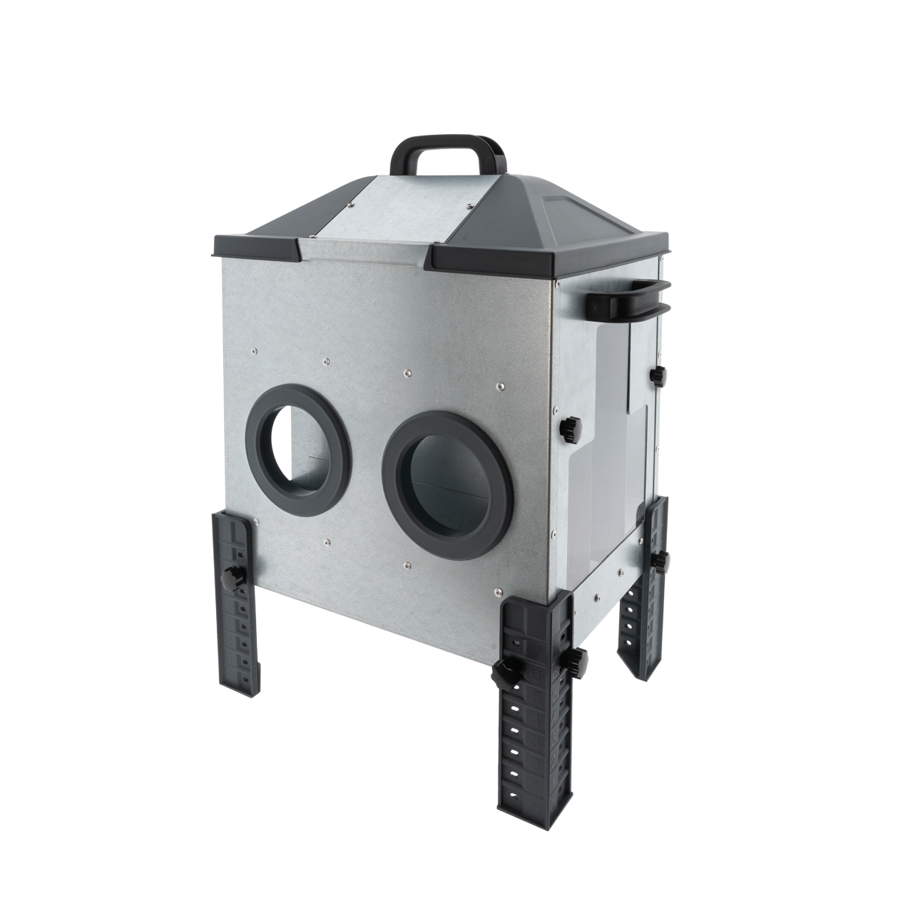 Robust voerbak 16 KG Gaten afbeelding 2