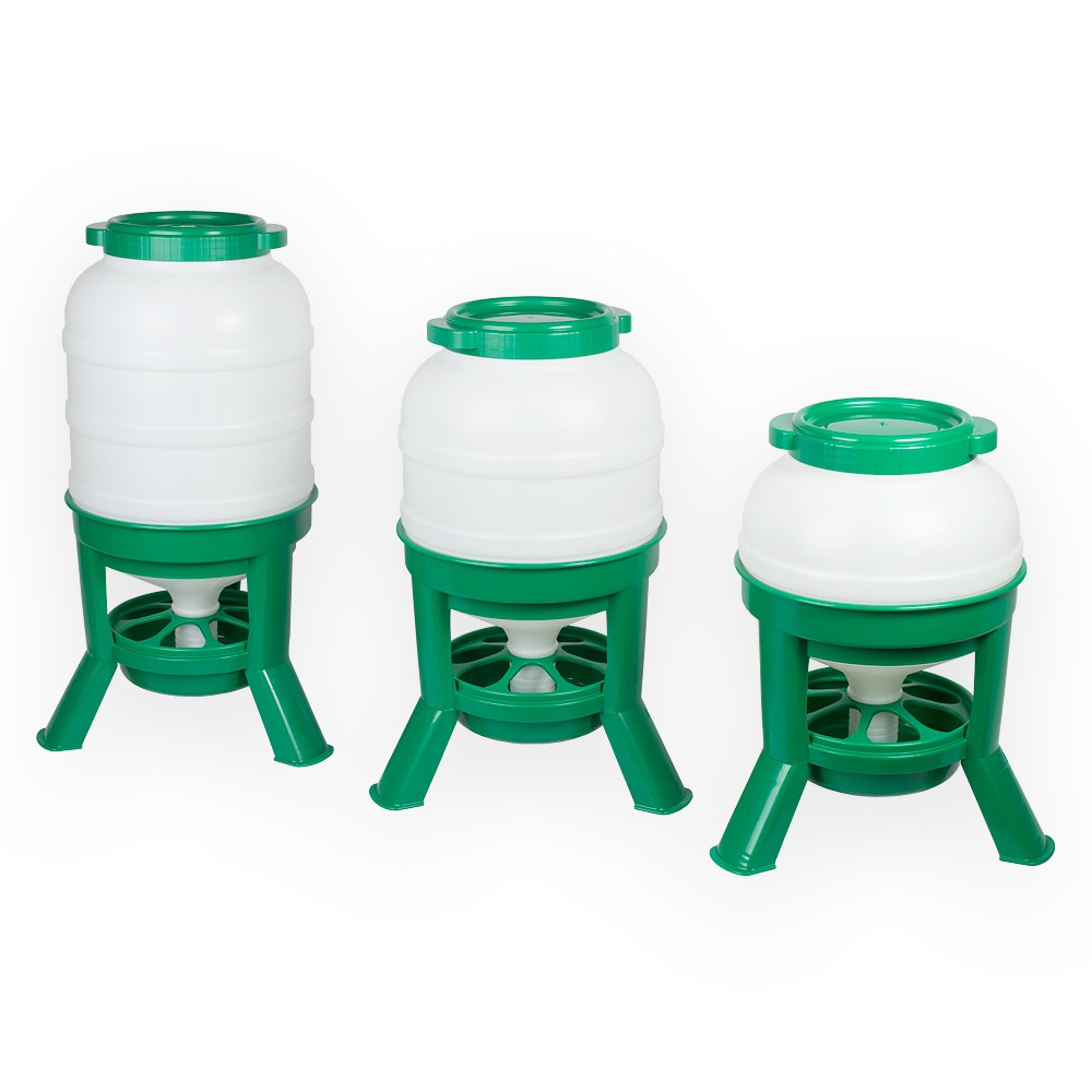 Voerhopper 20 Liter Kunststof Groen afbeelding 2